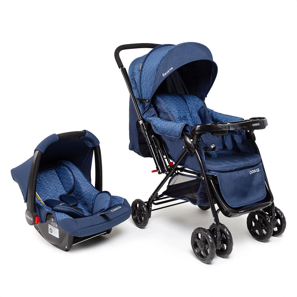 Travel System Cosco Kids Reverse — Azul Rajado, produto representativo da seleção