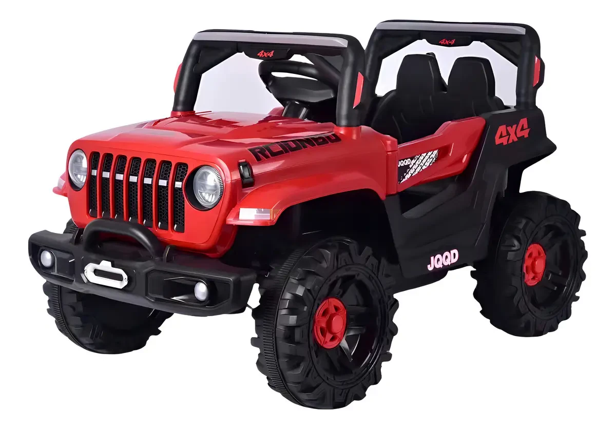 Jipe infantil elétrico 12 V — Vermelho